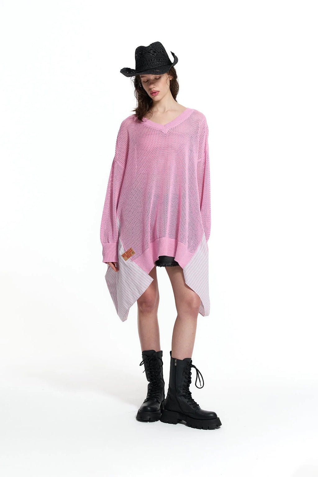 Overshirt Rosa e Righe