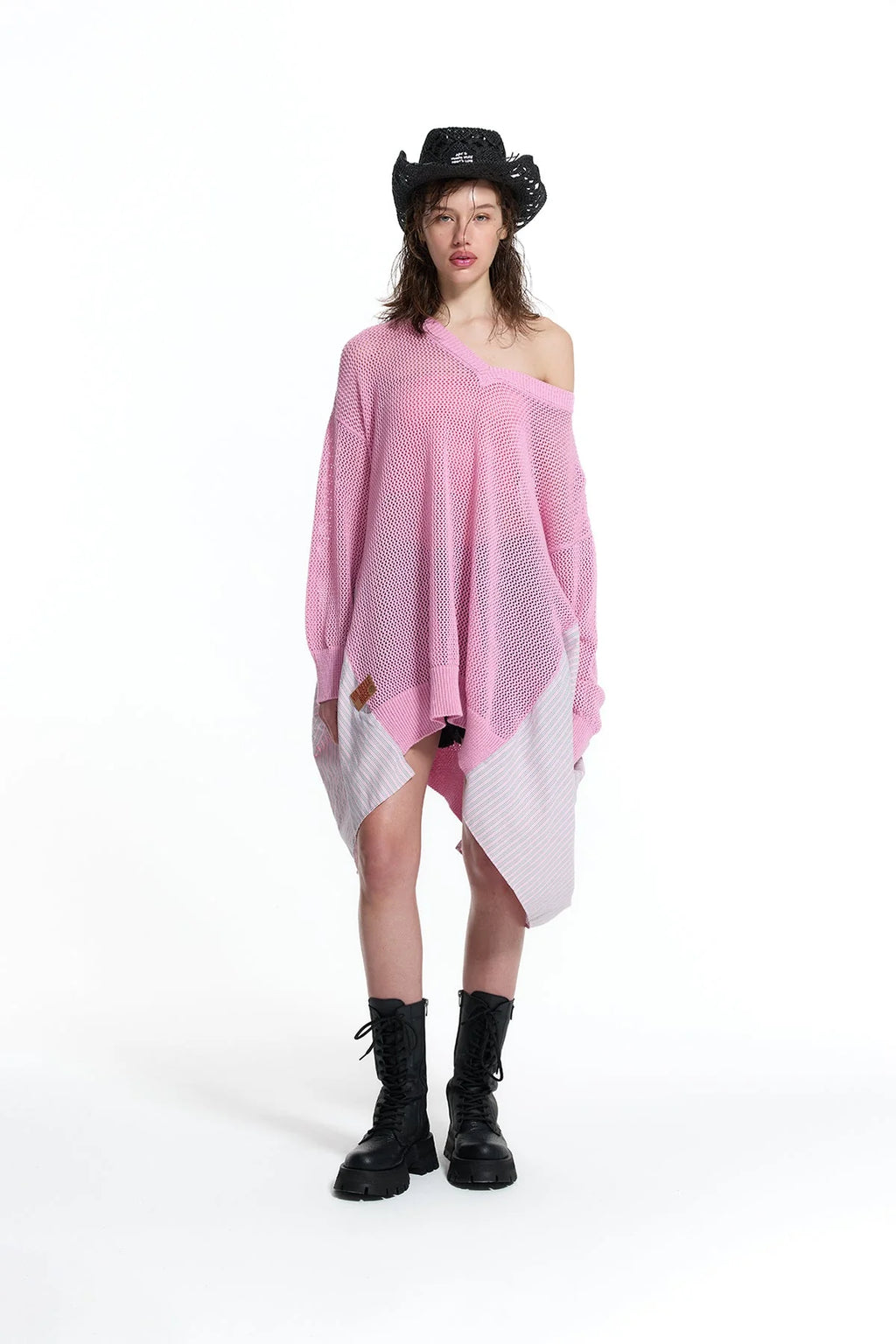 Overshirt Rosa e Righe