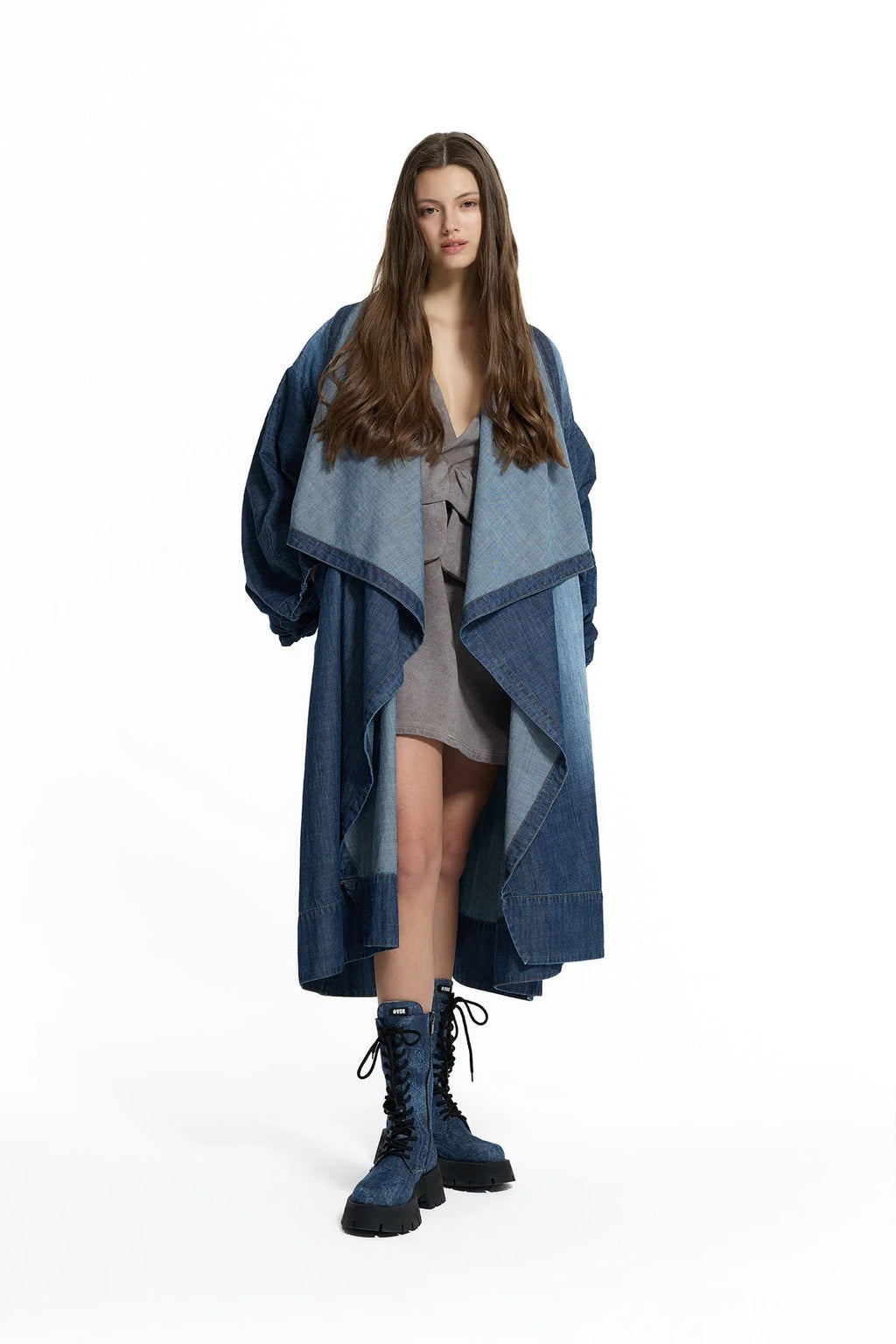 Maxi Spolverino Denim
