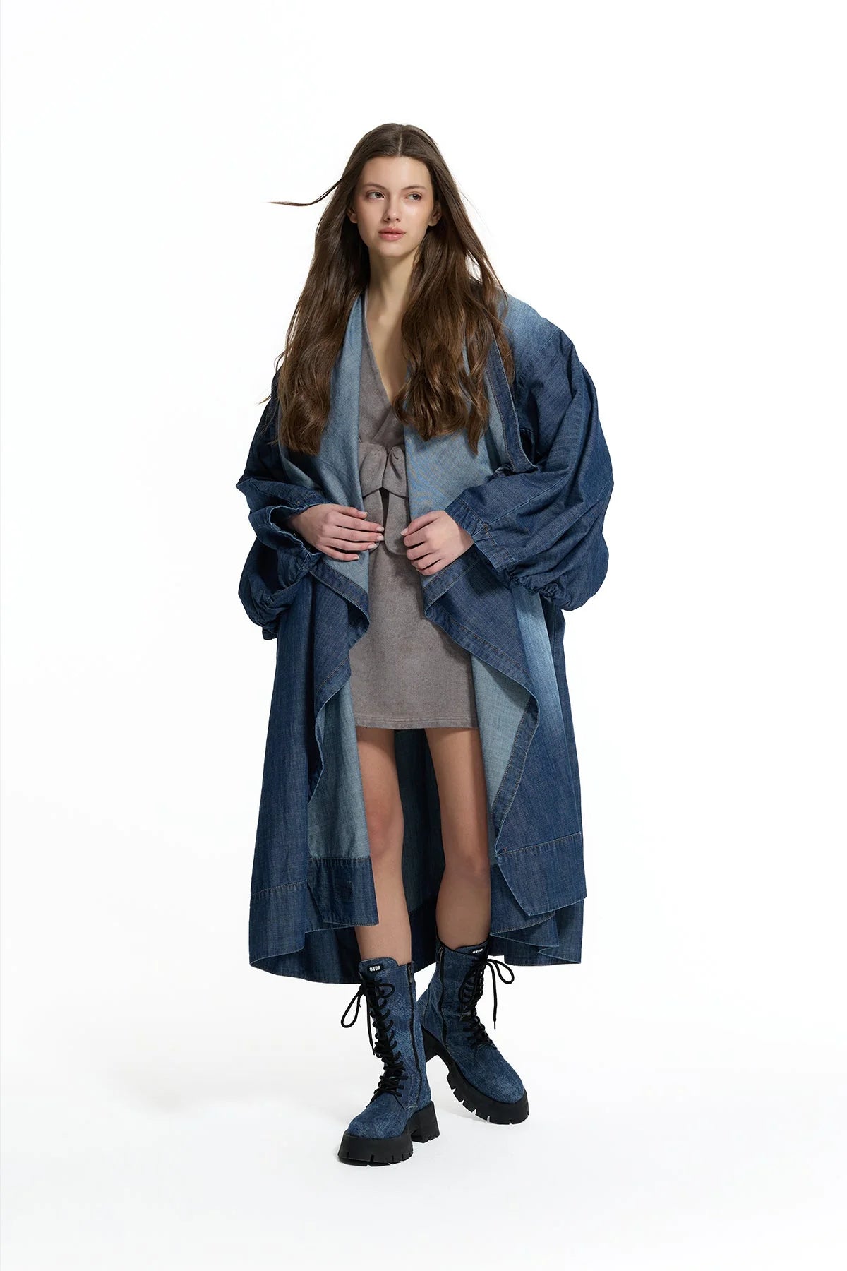 Maxi Spolverino Denim