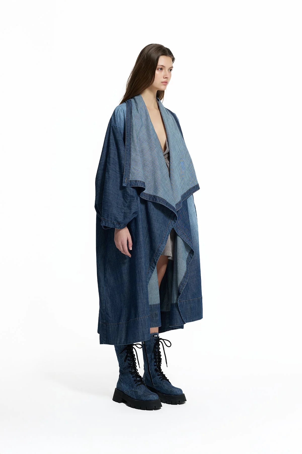 Maxi Spolverino Denim